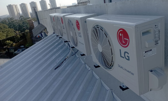 Instalação de ar-condicionado